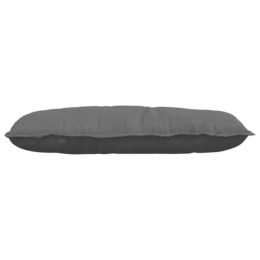 Coussin de Dos Gris foncé 100 x 50 cm Tissu en microfibre - 5