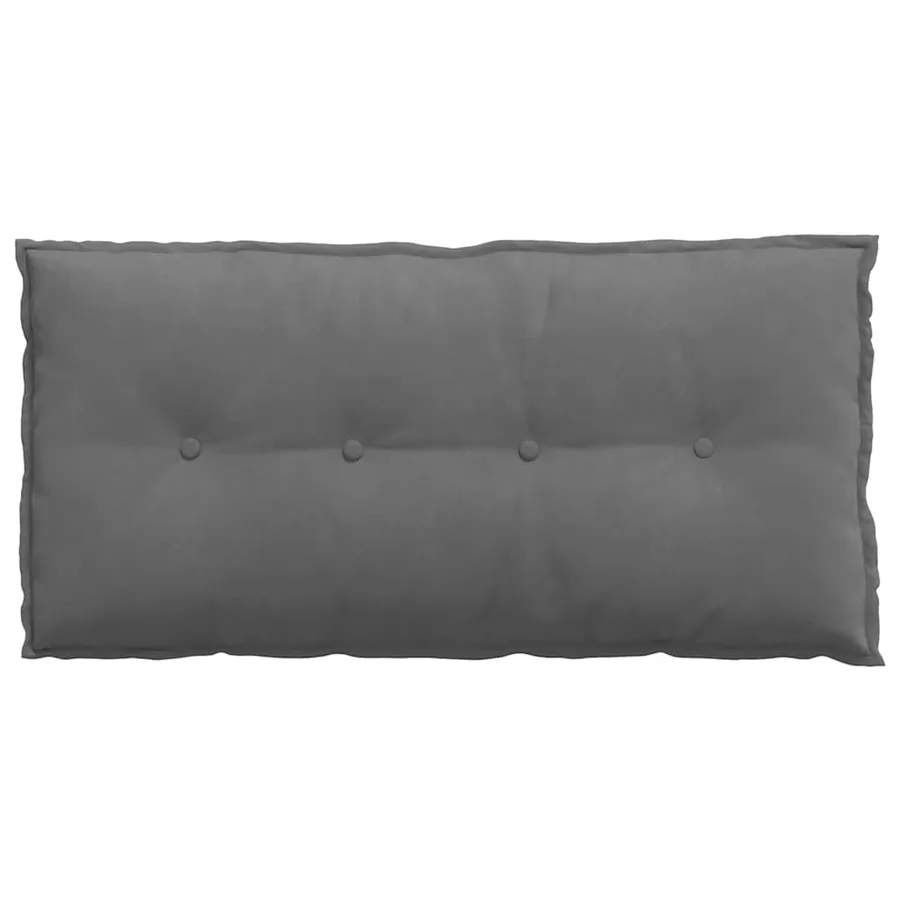 Coussin de Dos Gris foncé 100 x 50 cm Tissu en microfibre - 6