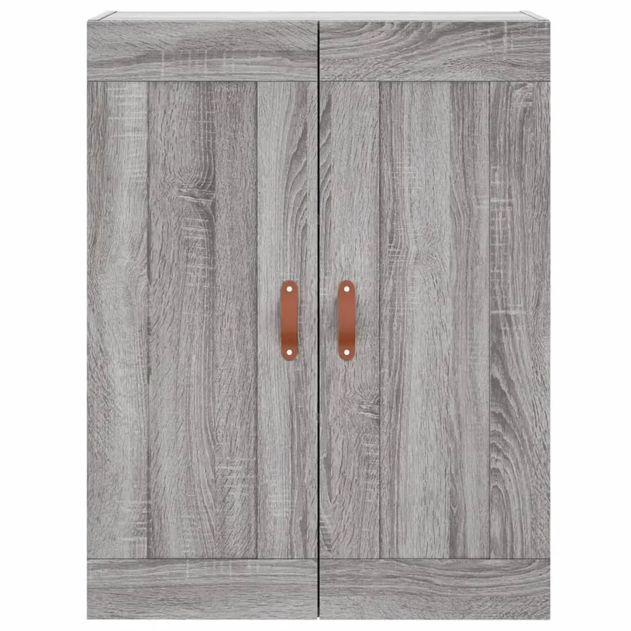 Buffet haut Sonoma gris 69,5x34x180 cm Bois d'ingénierie - 5