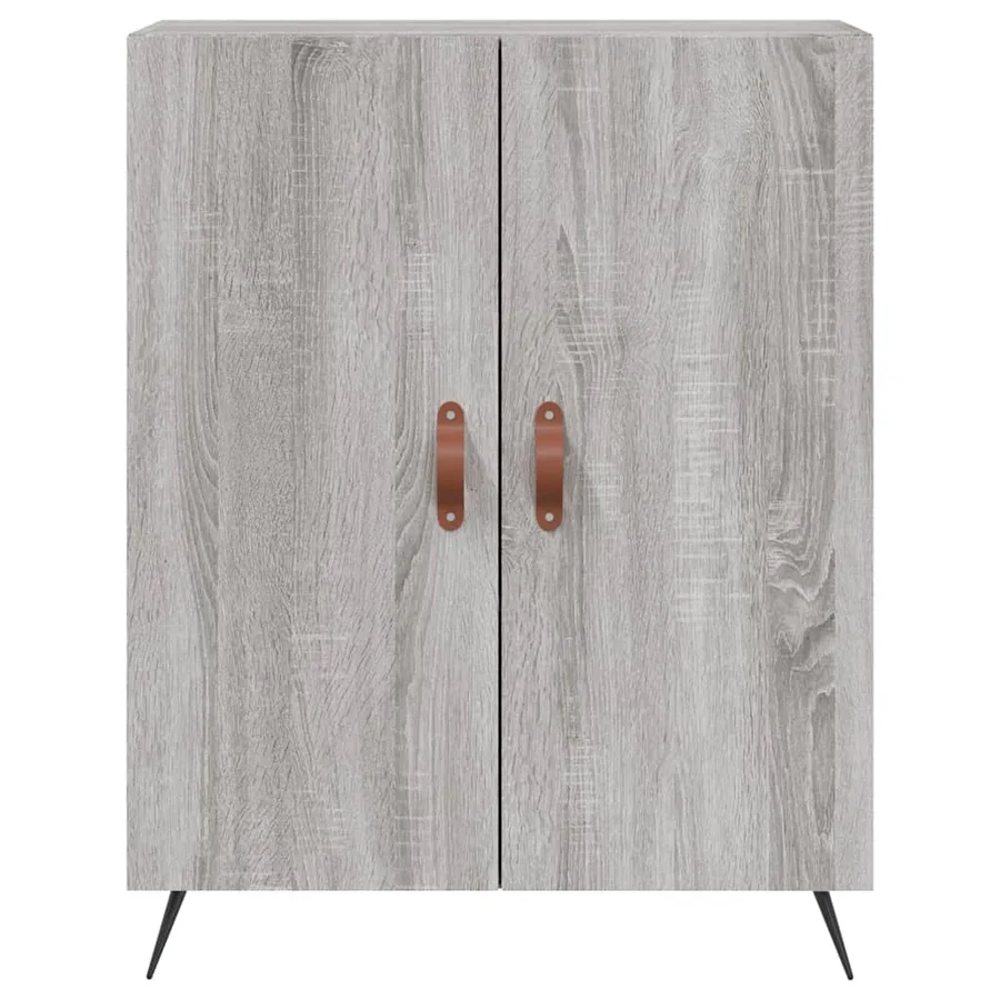 Buffet haut Sonoma gris 69,5x34x180 cm Bois d'ingénierie - 7