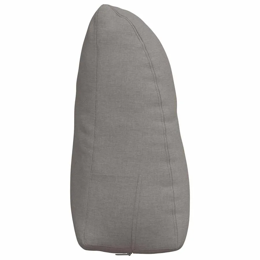 Coussin de Dos Taupe 60 x 24 x 50 cm tissu - 7