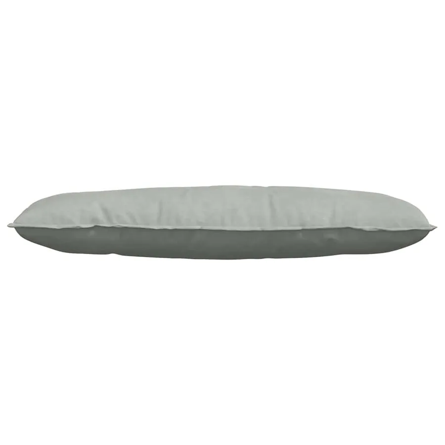 Coussin de Dos Gris clair 120 x 50 cm Tissu en velours côtelé - 5