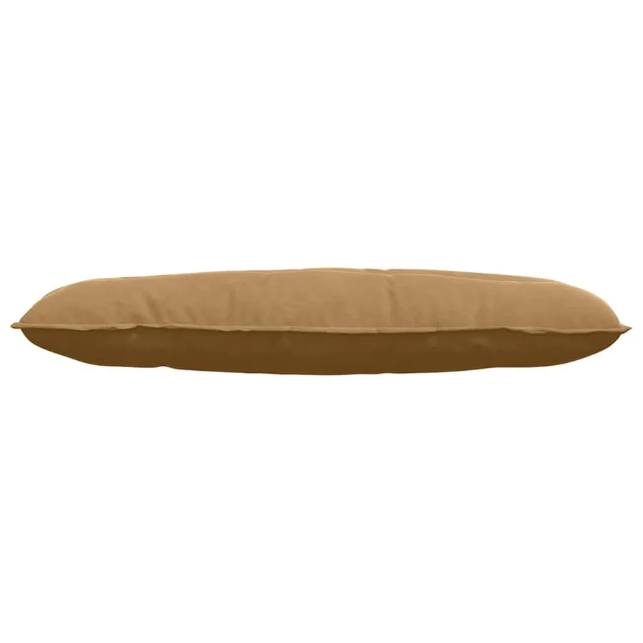 Coussin de Dos Marron 120 x 50 cm Tissu en velours côtelé - 5