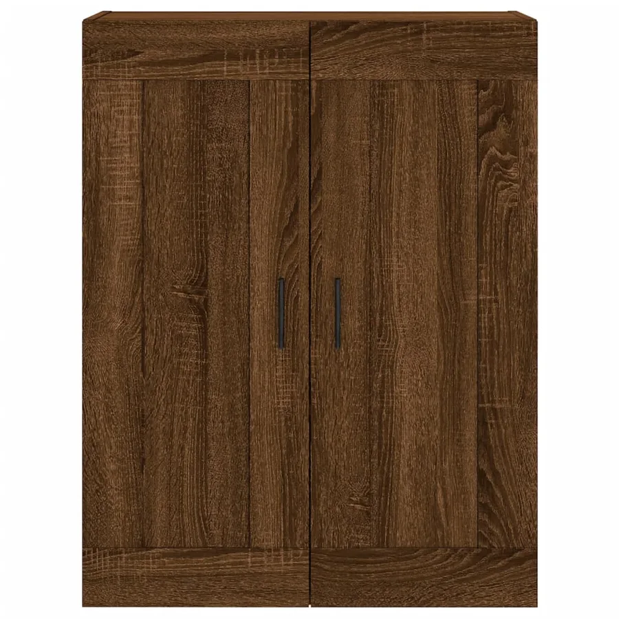Armoire murale chêne marron 69,5x34x90 cm bois d'ingénierie - 6