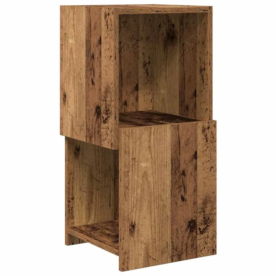 Meuble d'angle Bois ancien 30,5x30x65cm Bois d'ingénierie - 2