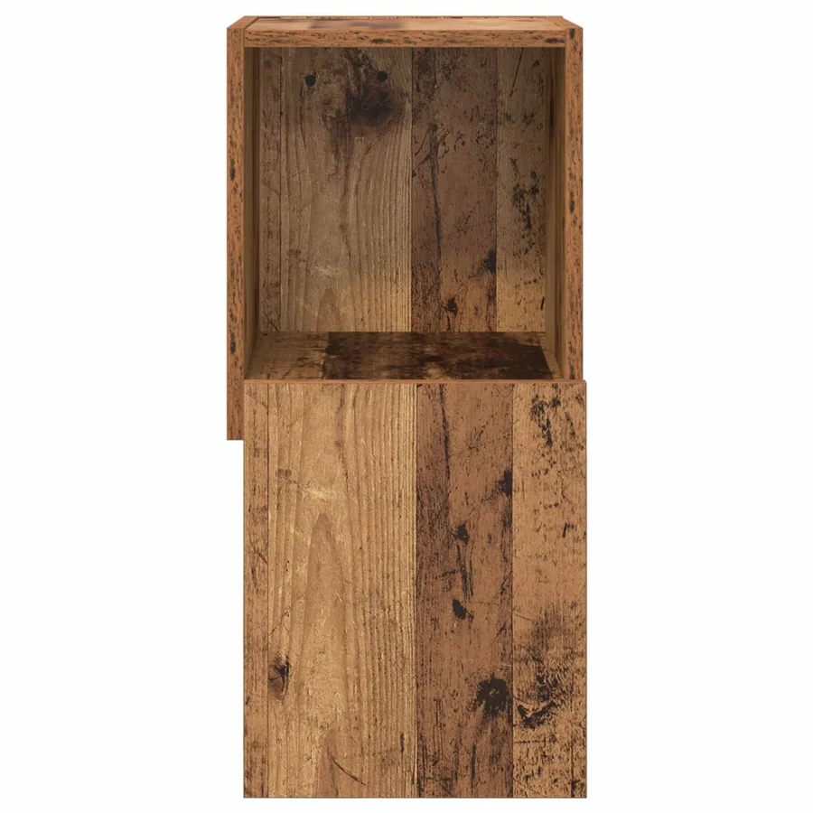 Meuble d'angle Bois ancien 30,5x30x65cm Bois d'ingénierie - 5