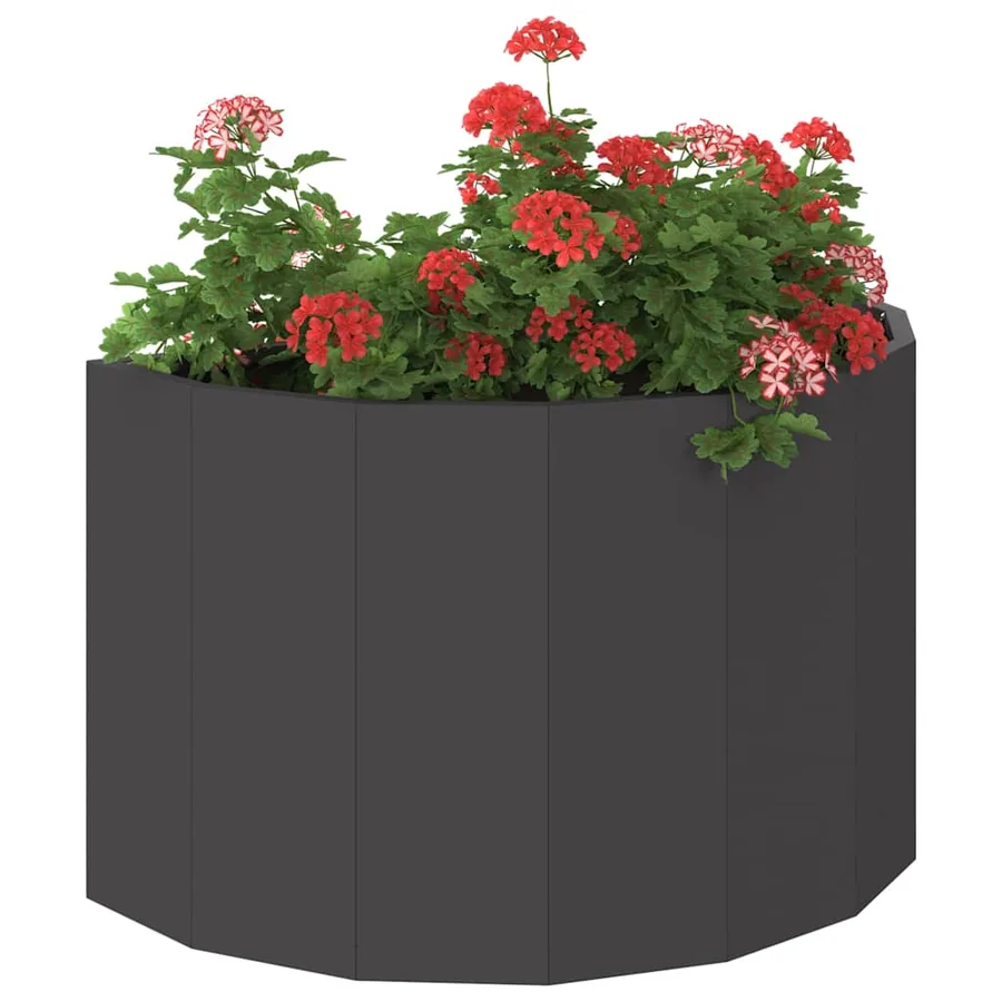 Jardinière Noir 60 x 30 x 35 cm Acier - 3