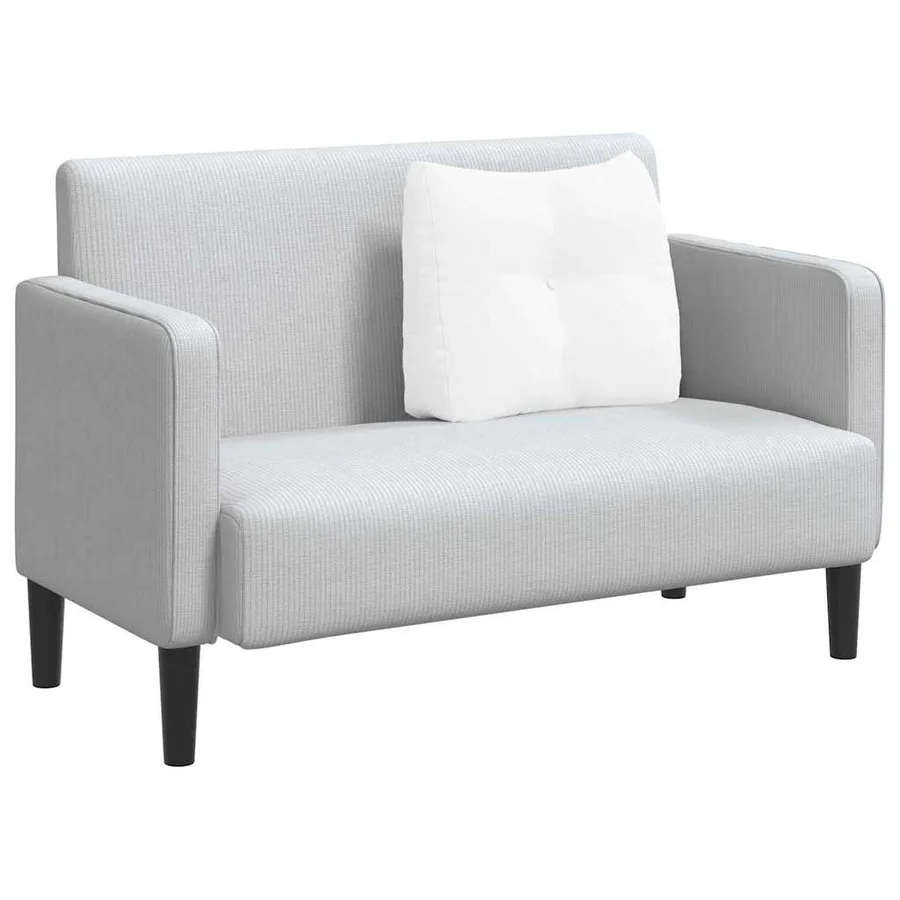 Coussin de Dos Blanc 60 x 24 x 50 cm tissu - 3
