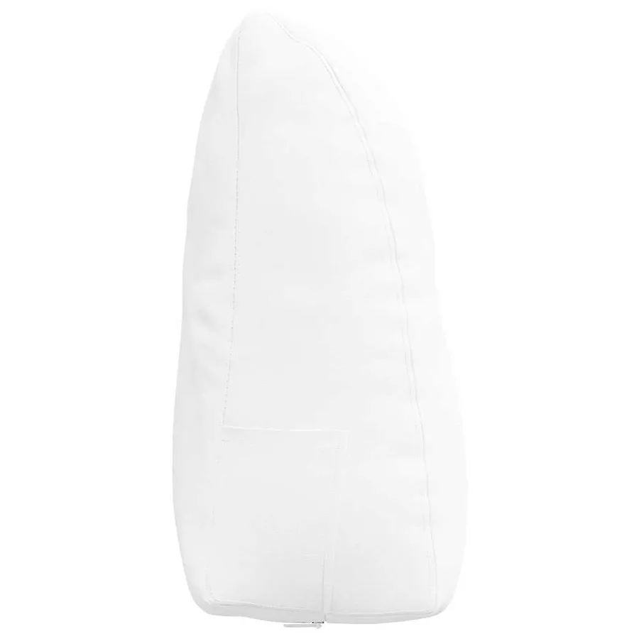 Coussin de Dos Blanc 60 x 24 x 50 cm tissu - 7