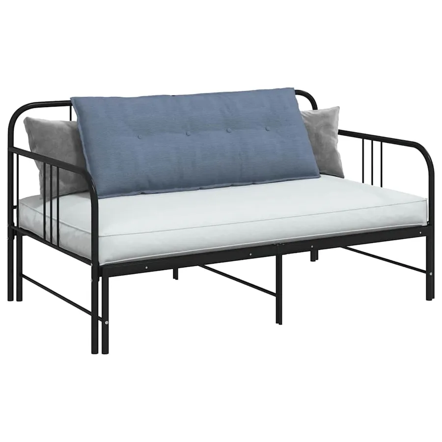 Coussin de Dos Bleu 120 x 50 cm Tissu en velours côtelé - 3