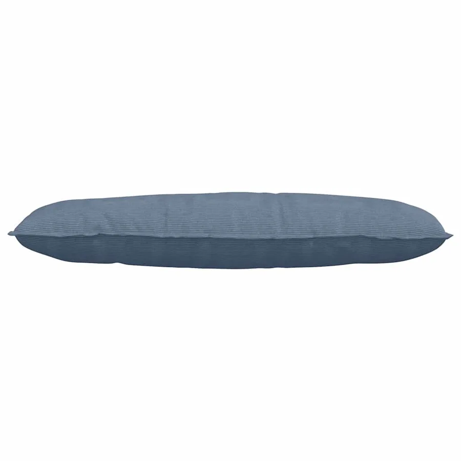 Coussin de Dos Bleu 120 x 50 cm Tissu en velours côtelé - 5
