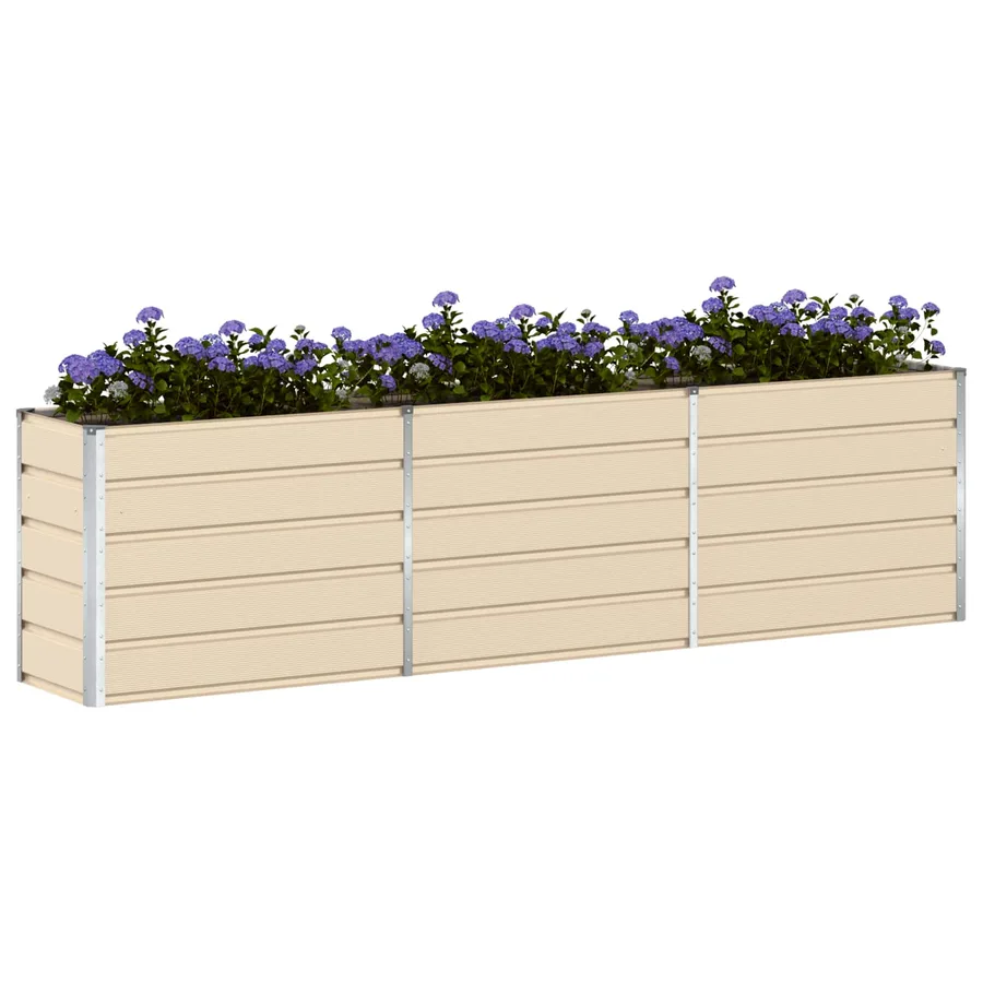 Jardinière Ivoire 290 x 90 x 75 cm Acier galvanisé - 3