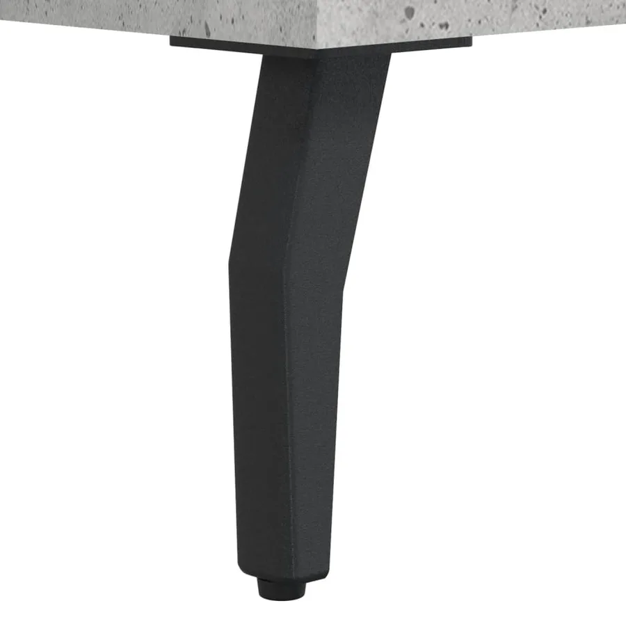 Buffet haut Gris béton 69,5x34x180 cm Bois d'ingénierie - 11