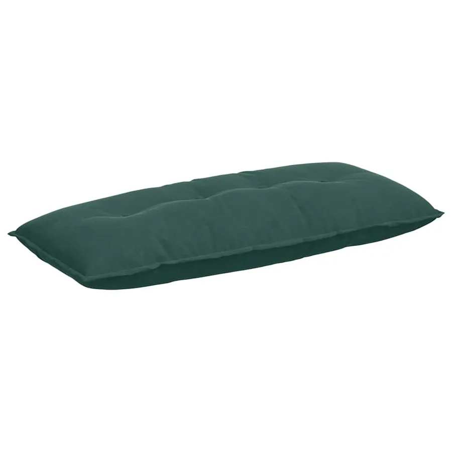 Coussin de Dos Vert foncé 120 x 50 cm Tissu en velours côtelé - 2