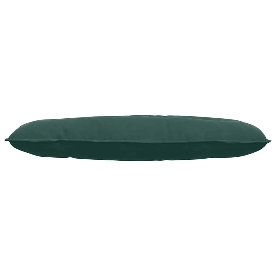 Coussin de Dos Vert foncé 120 x 50 cm Tissu en velours côtelé - 5