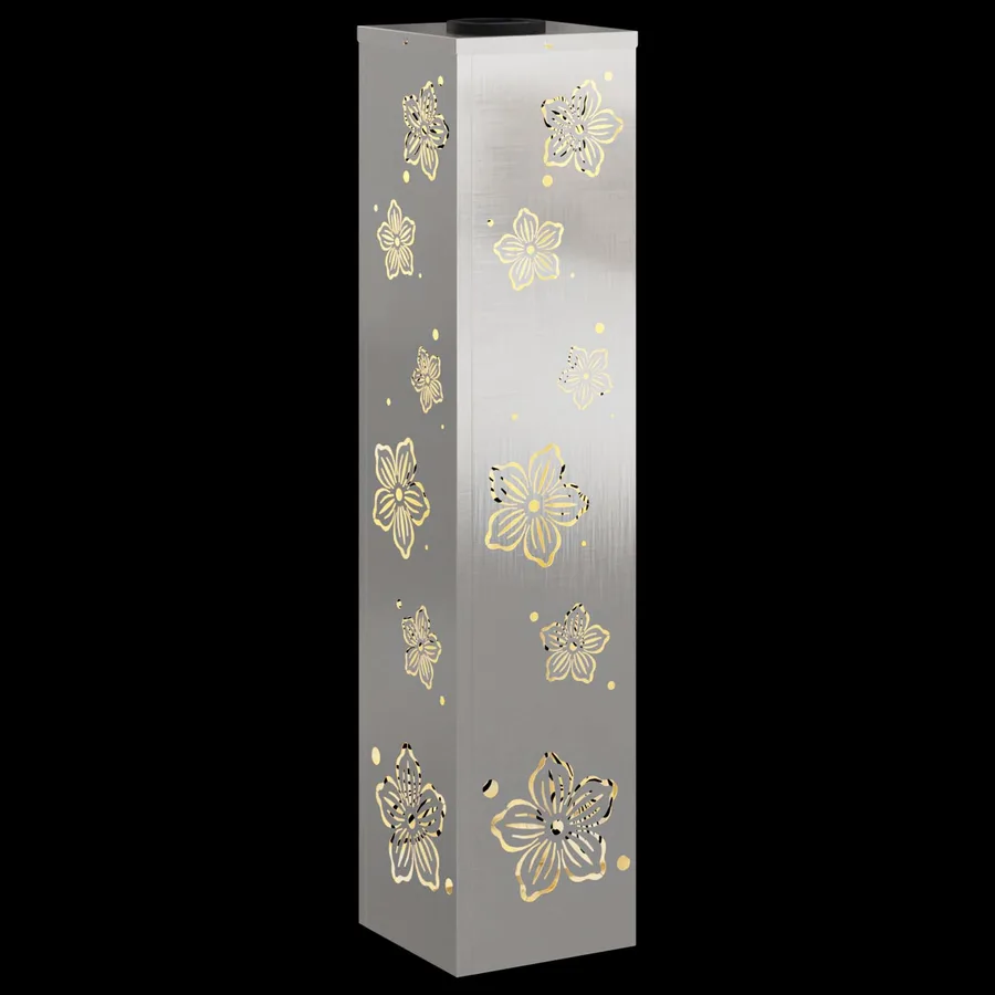 Lumière de chemin LED solaire 2 pcs Blanc chaud 18 x 18 x 80 cm - 12