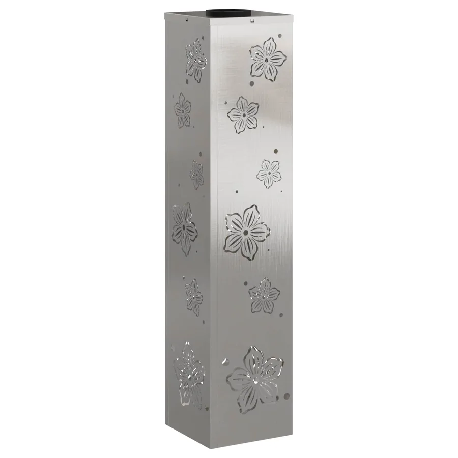 Lumière de chemin LED solaire 2 pcs Blanc chaud 18 x 18 x 80 cm - 4