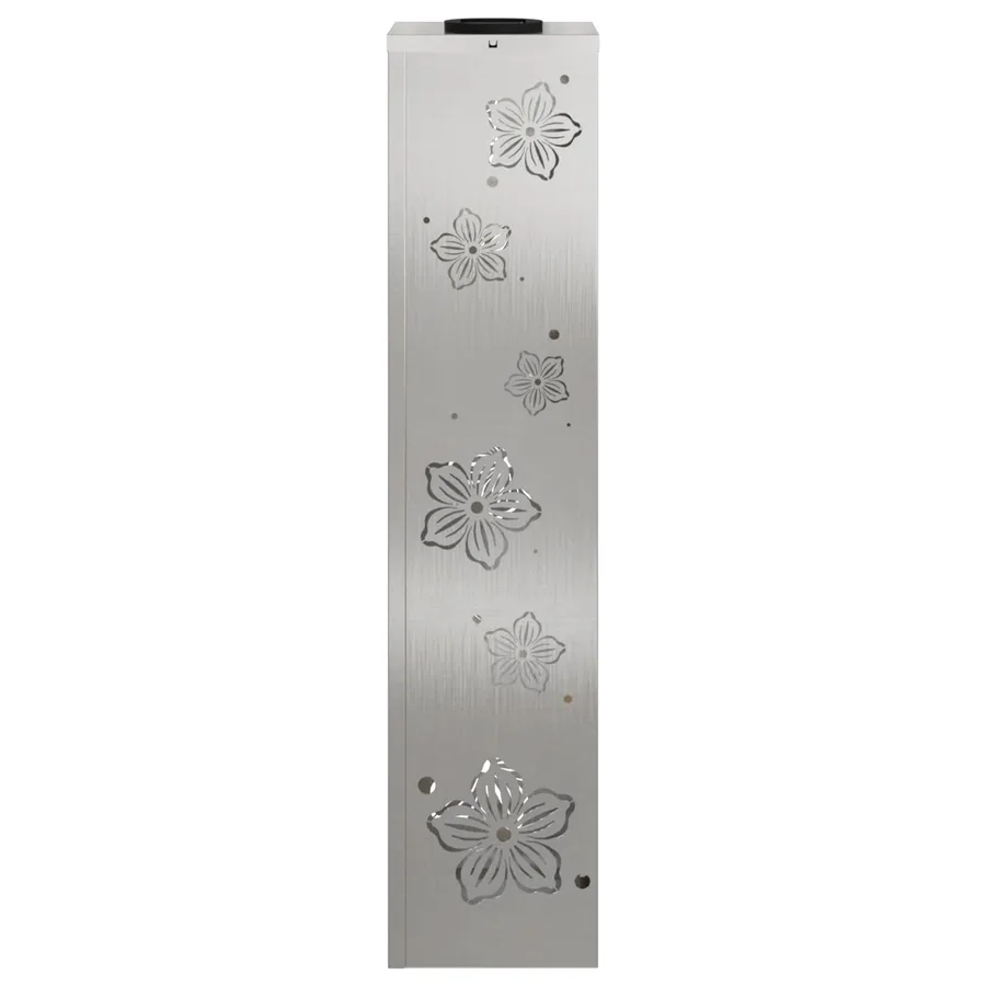 Lumière de chemin LED solaire 2 pcs Blanc chaud 18 x 18 x 80 cm - 6