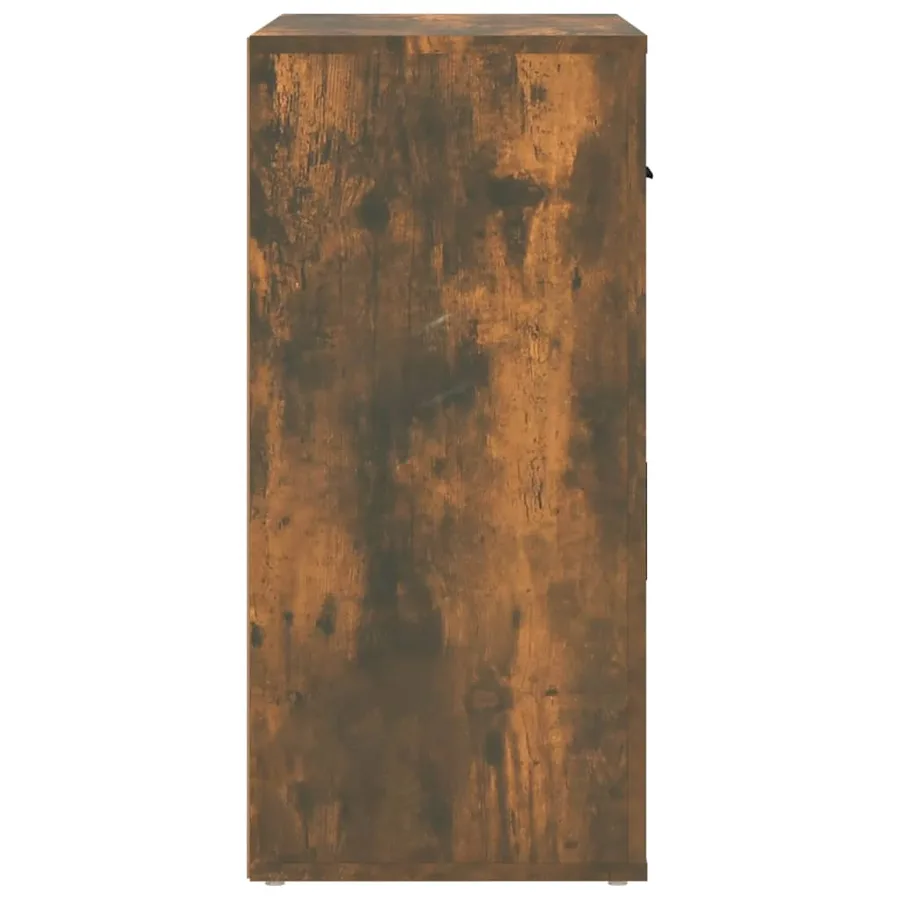 Buffet Chêne fumé 80x33x70 cm Bois d'ingénierie - 5