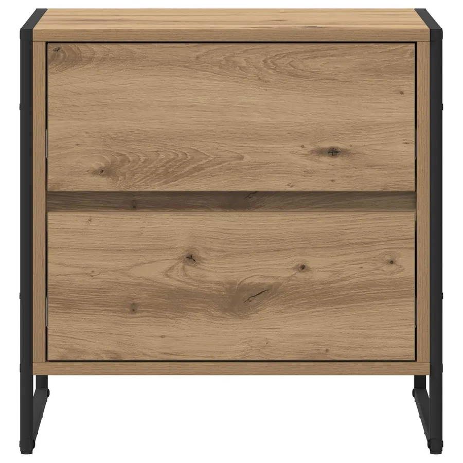 Table de chevet Chêne artisan 50 x 39,5 x 50 cm - 5