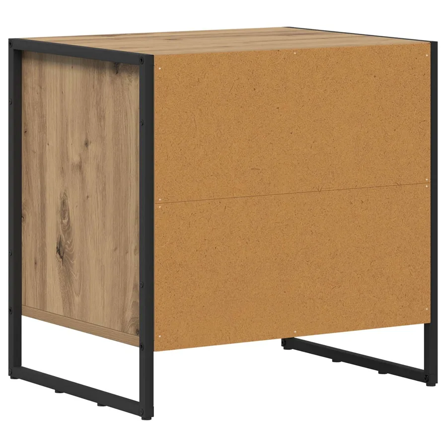 Table de chevet Chêne artisan 50 x 39,5 x 50 cm - 7