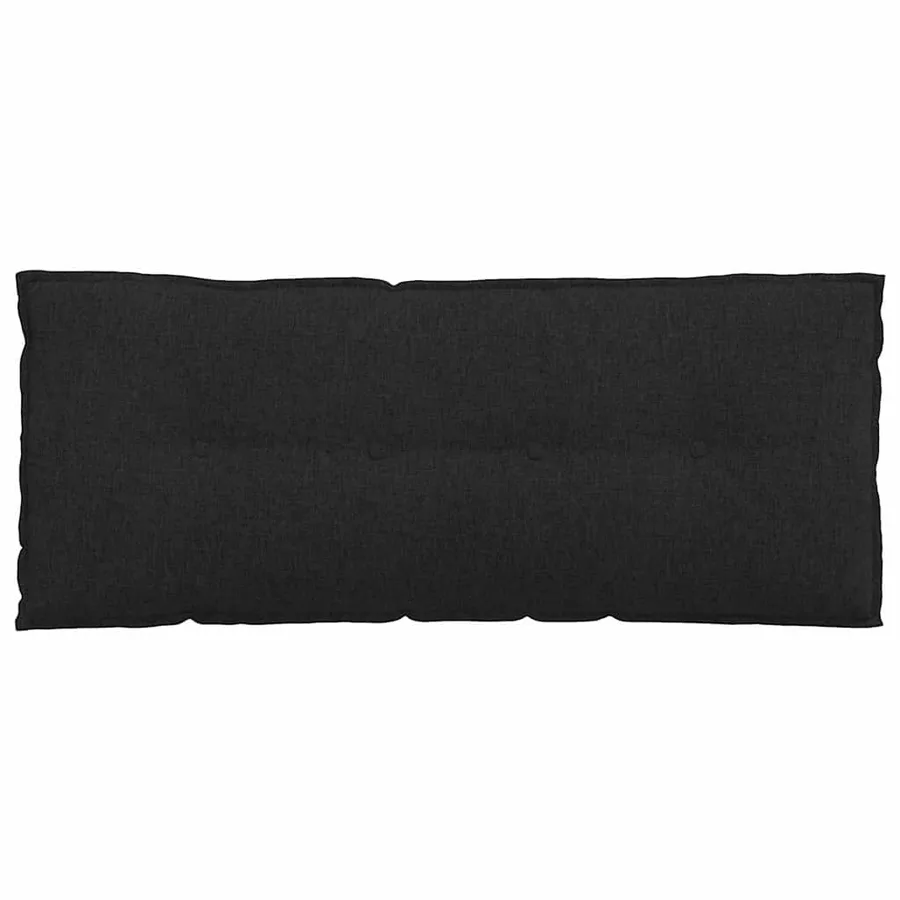 Coussin de Dos Noir 120 x 19 x 50 cm tissu - 6