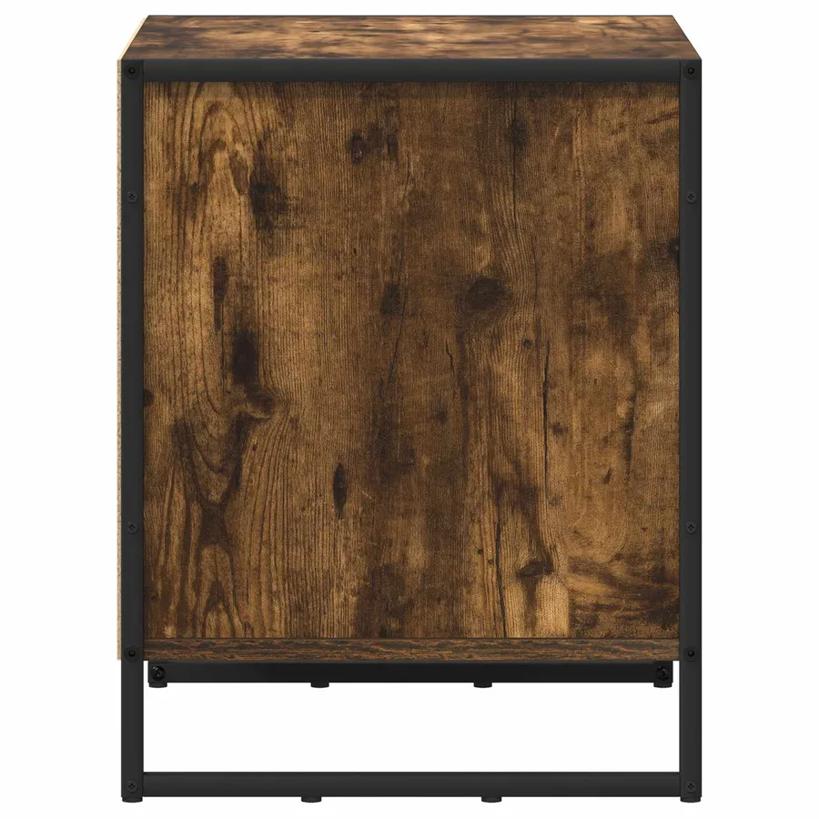 Table de chevet avec tiroir 2 pcs Chêne Fumé 50 x 39,5 x 50 cm - 7