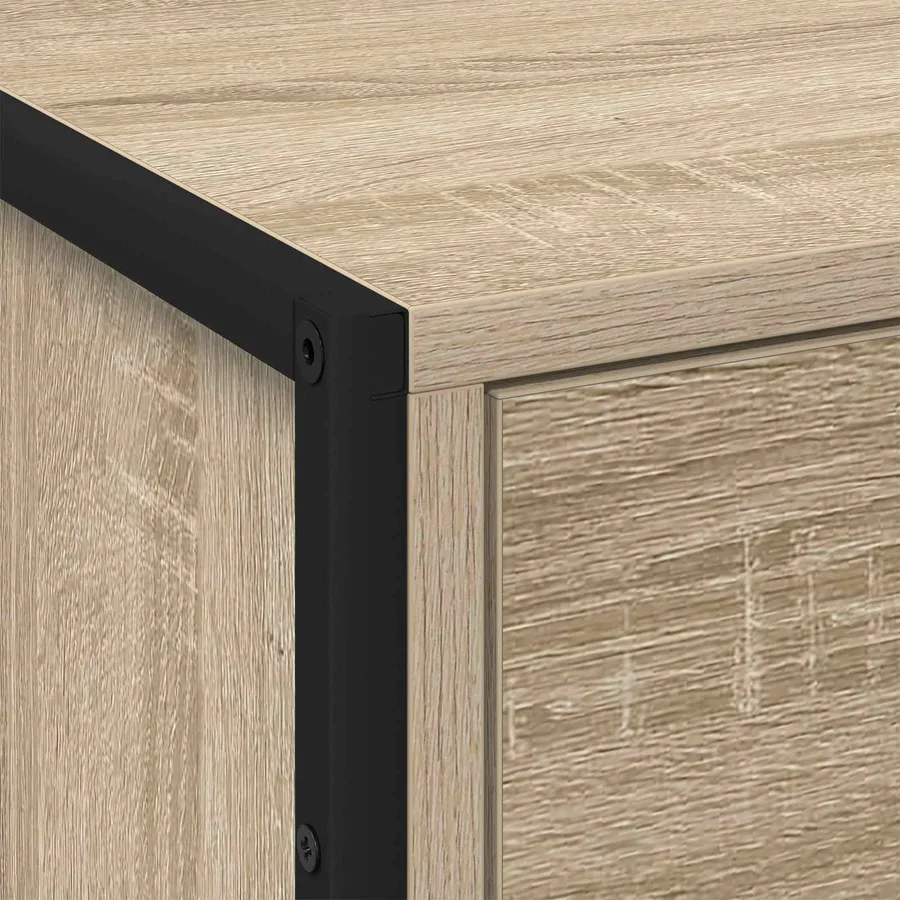 Table de chevet avec tiroir 2 pcs Sonoma 50 x 39,5 x 50 cm - 9