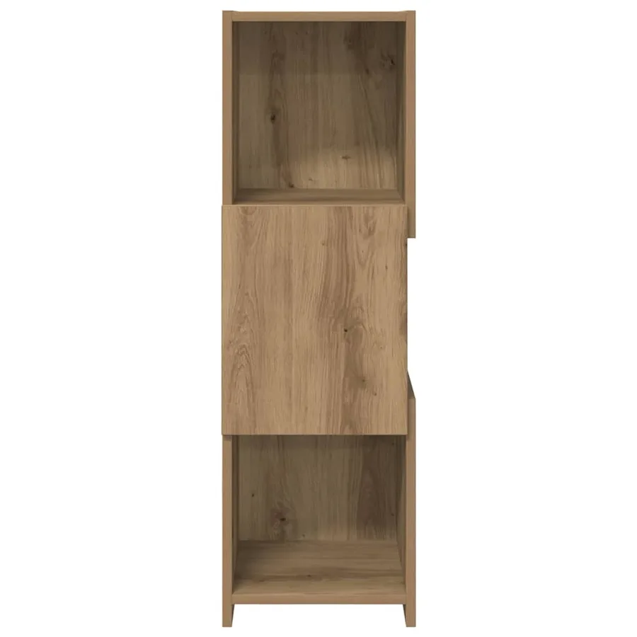 Meuble d'angle 30,5x30x95cm Bois d'ingénierie Chêne artisanal - 6