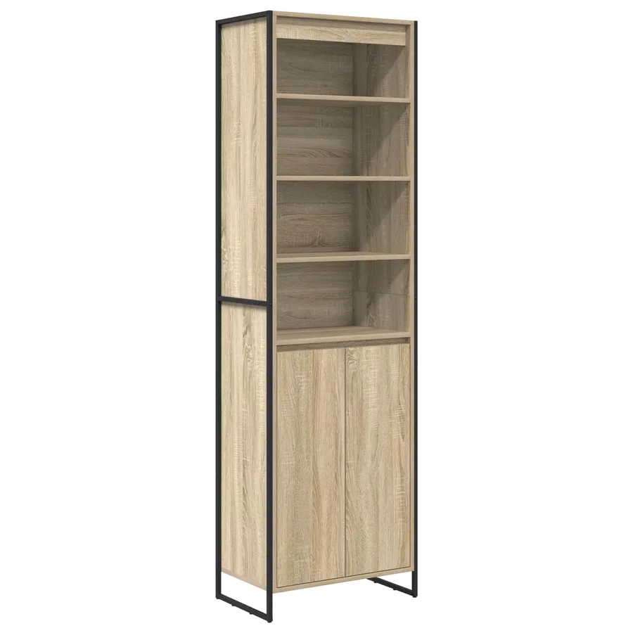 Armoires Hautes Sonoma 60 x 36 x 200 cm Bois d'ingénierie - 2