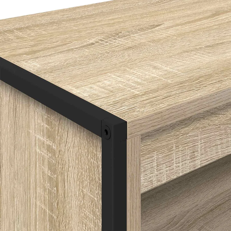 Armoires Hautes Sonoma 60 x 36 x 200 cm Bois d'ingénierie - 9