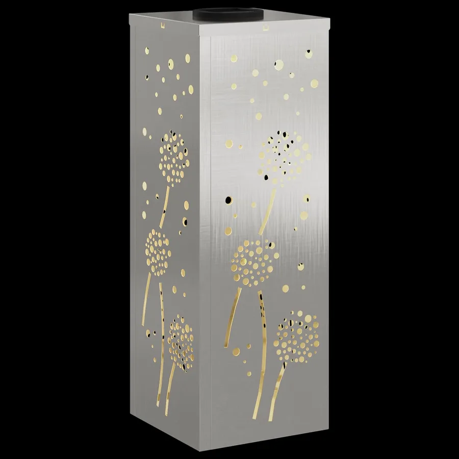 Lumière de chemin LED solaire 2 pcs Blanc chaud 18 x 18 x 50 cm - 12