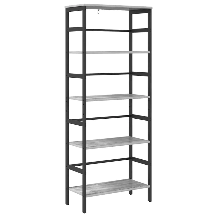 Étagère Gris Sonoma 60 x 29,5 x 149 cm Bois d'ingénierie - 2