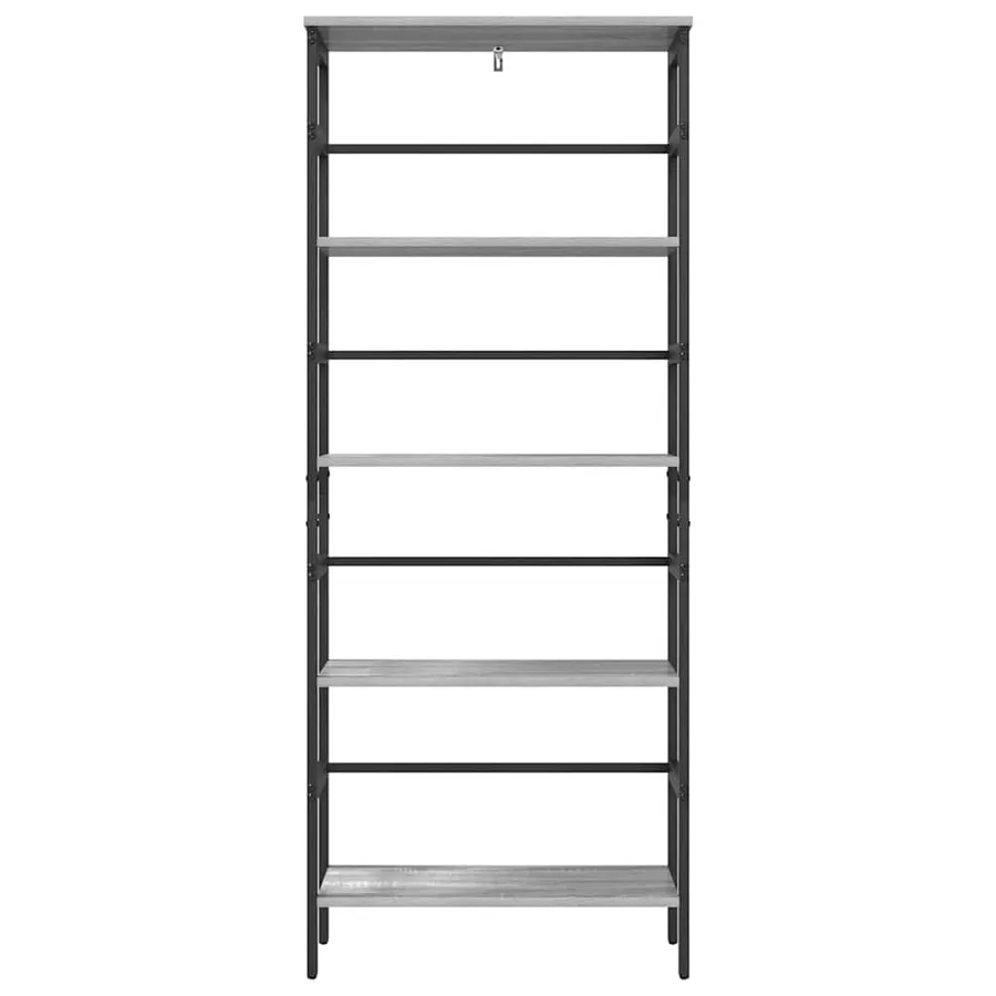 Étagère Gris Sonoma 60 x 29,5 x 149 cm Bois d'ingénierie - 5