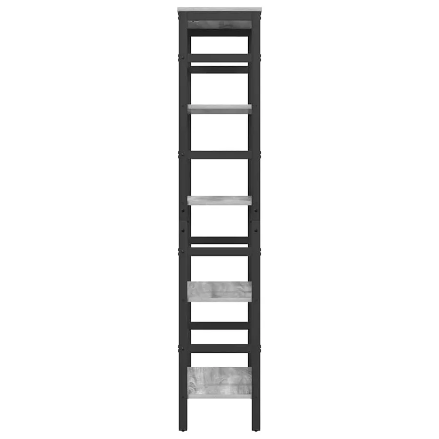 Étagère Gris Sonoma 60 x 29,5 x 149 cm Bois d'ingénierie - 6
