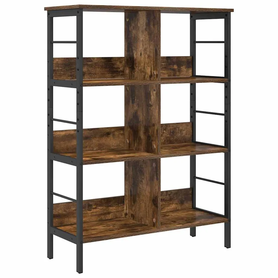 Étagère Chêne fumé 82 x 32 x 112 cm Bois d'ingénierie - 2