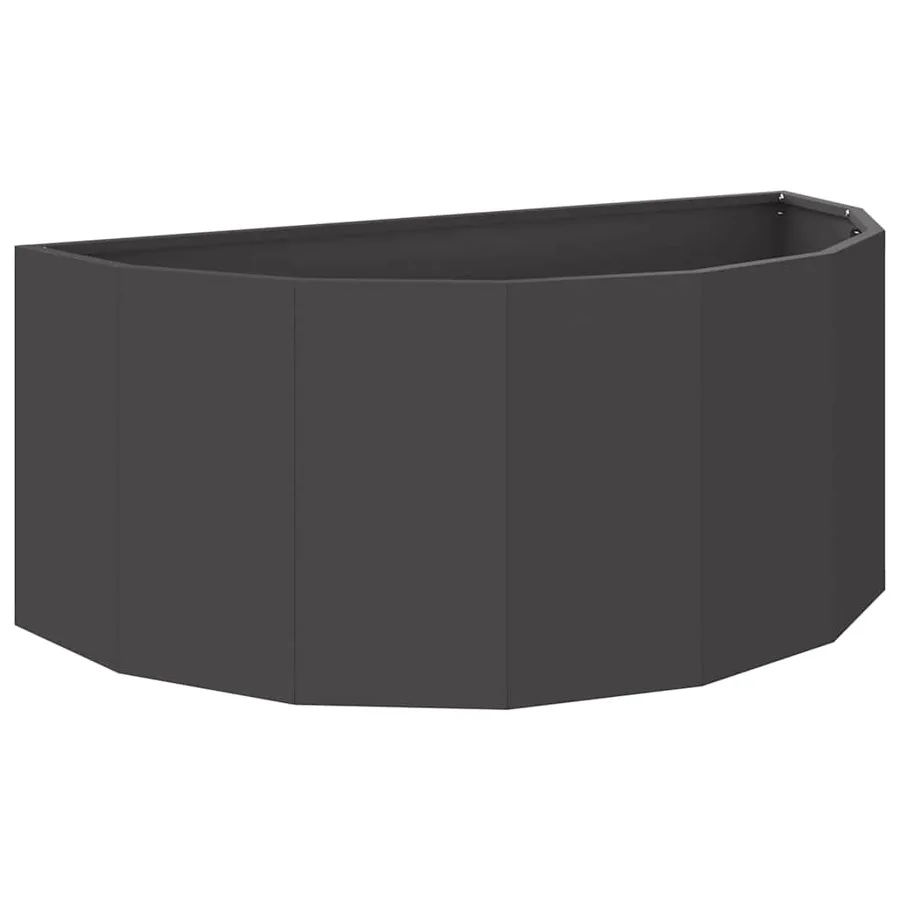 Jardinière Noir 90 x 45 x 35 cm Acier - 2