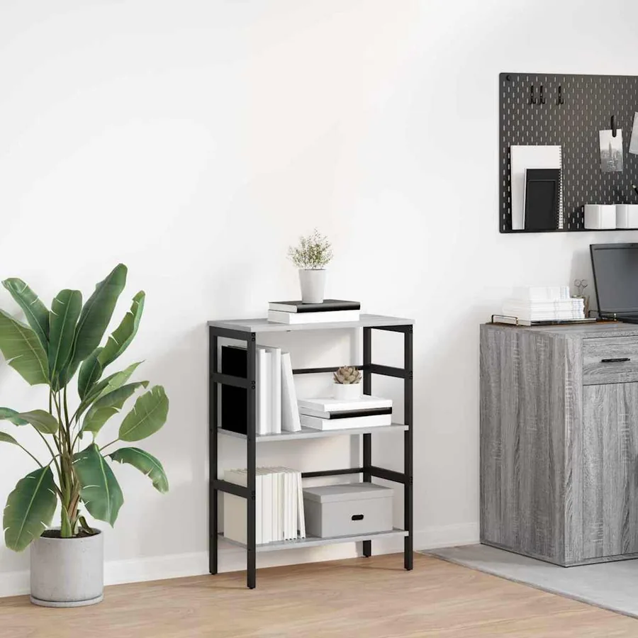Étagère Gris Sonoma 60 x 29,5 x 81 cm Bois d'ingénierie