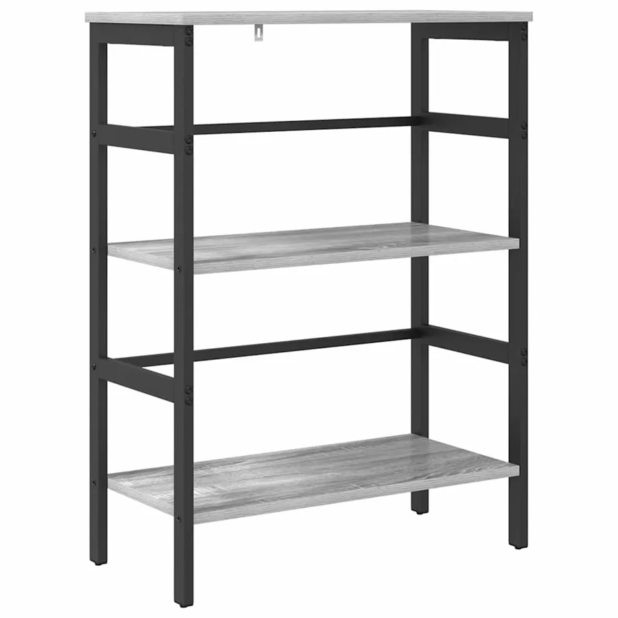 Étagère Gris Sonoma 60 x 29,5 x 81 cm Bois d'ingénierie - 2