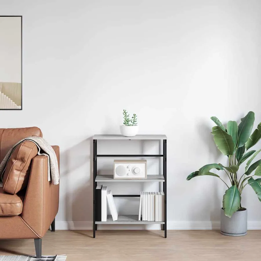 Étagère Gris Sonoma 60 x 29,5 x 81 cm Bois d'ingénierie - 4
