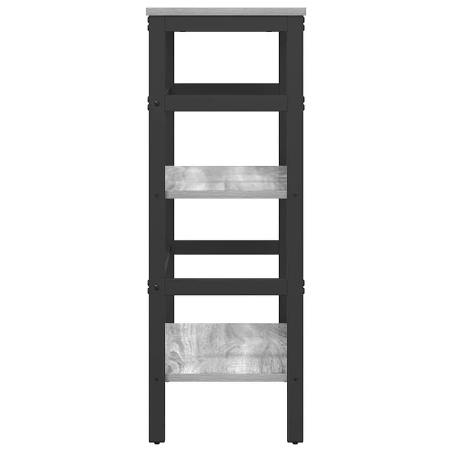Étagère Gris Sonoma 60 x 29,5 x 81 cm Bois d'ingénierie - 6