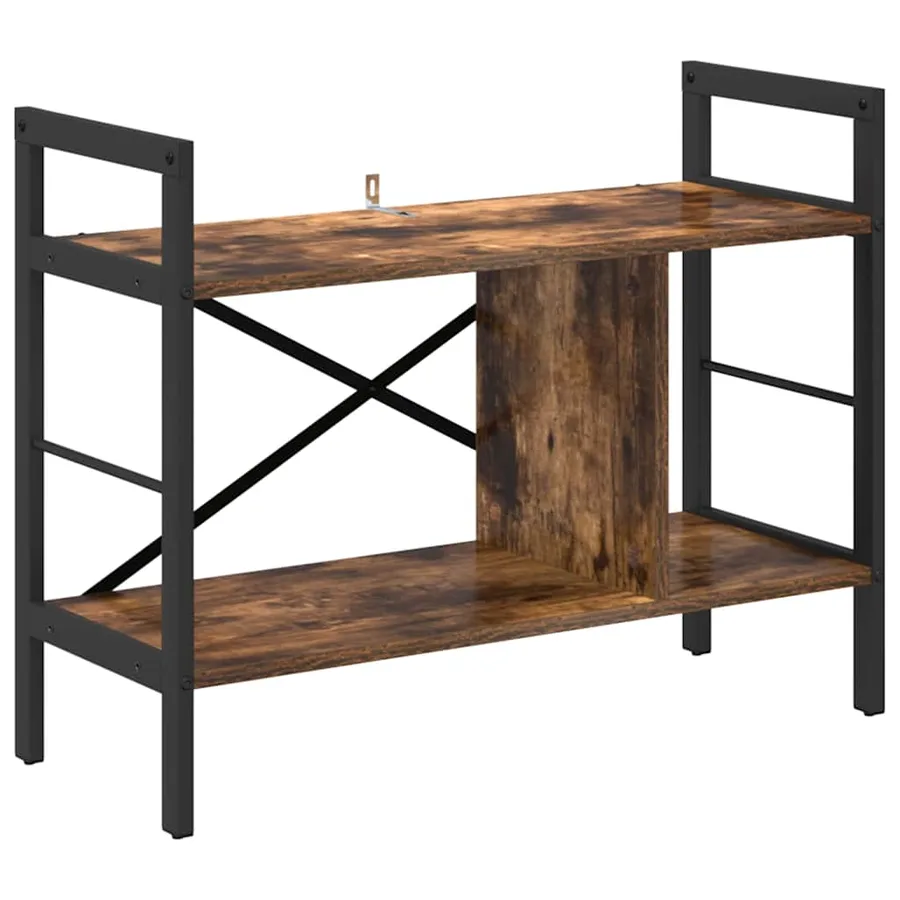 Étagère Chêne fumé 75 x 30 x 58,5 cm Bois d'ingénierie - 2