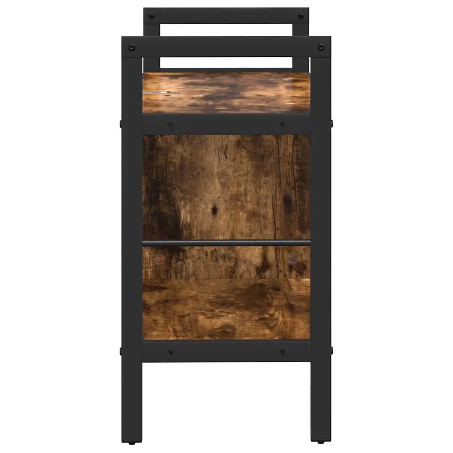 Étagère Chêne fumé 75 x 30 x 58,5 cm Bois d'ingénierie - 6