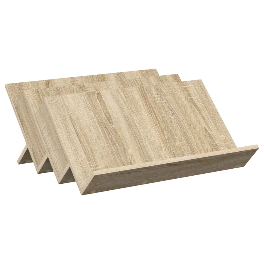 Étagère à magazines avec étagère Chêne Sonoma 65 x 53 x 28,5 cm - 2