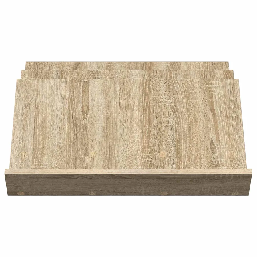 Étagère à magazines avec étagère Chêne Sonoma 65 x 53 x 28,5 cm - 5