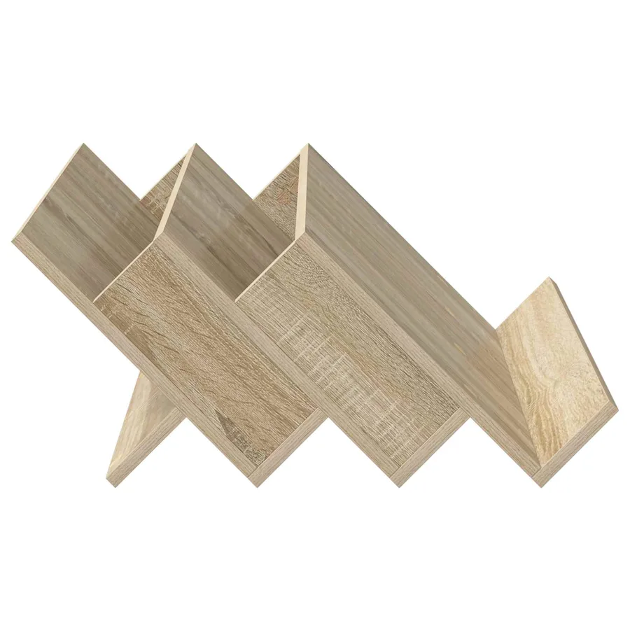 Étagère à magazines avec étagère Chêne Sonoma 65 x 53 x 28,5 cm - 6
