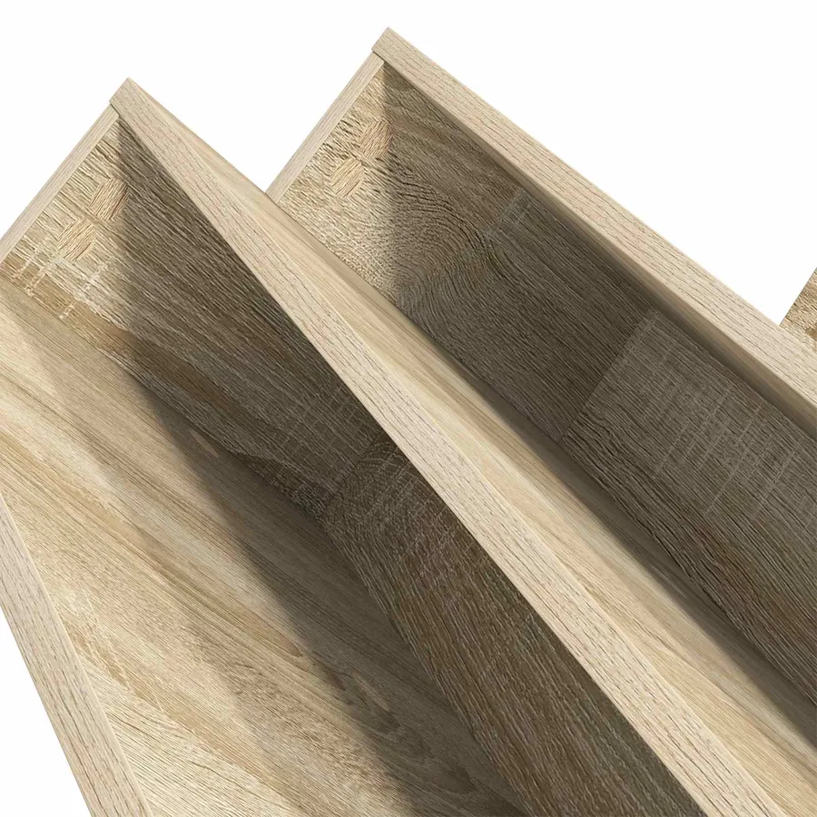 Étagère à magazines avec étagère Chêne Sonoma 65 x 53 x 28,5 cm - 9