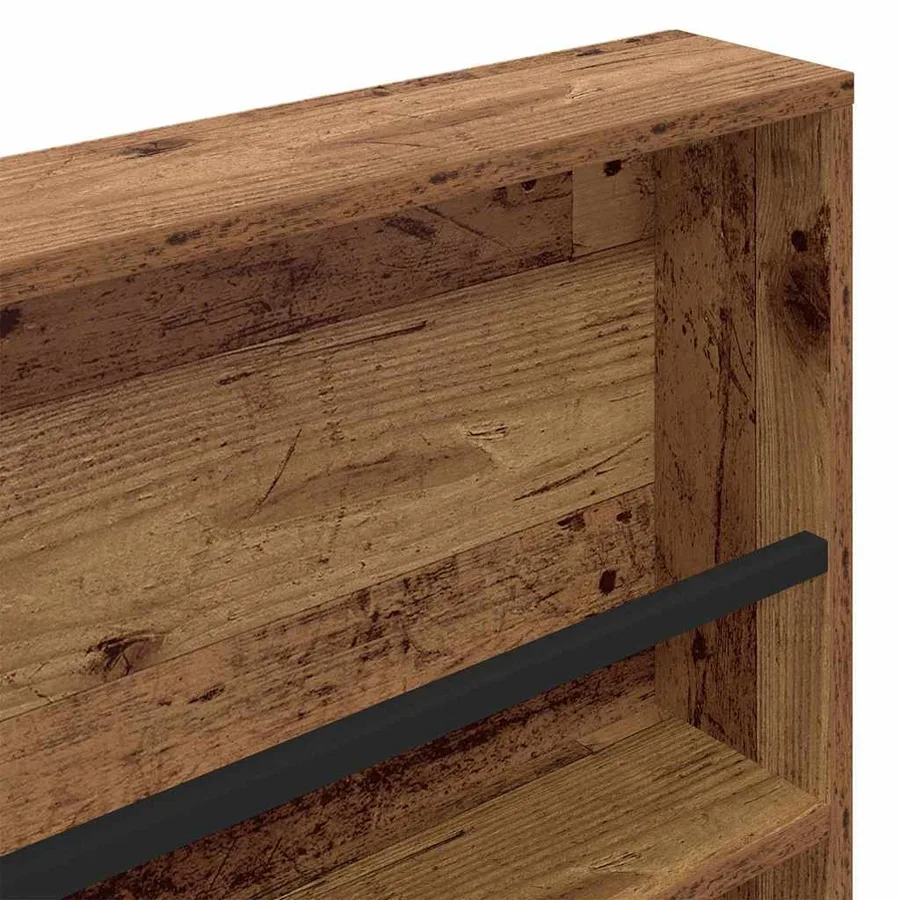Étagère à magazines 2 pcs Bois ancien 100 x 12 x 70 cm - 7