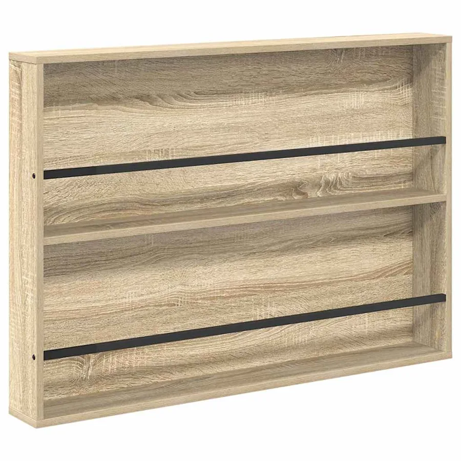 Étagère à magazines avec étagère Chêne Sonoma 100 x 12 x 70 cm - 2
