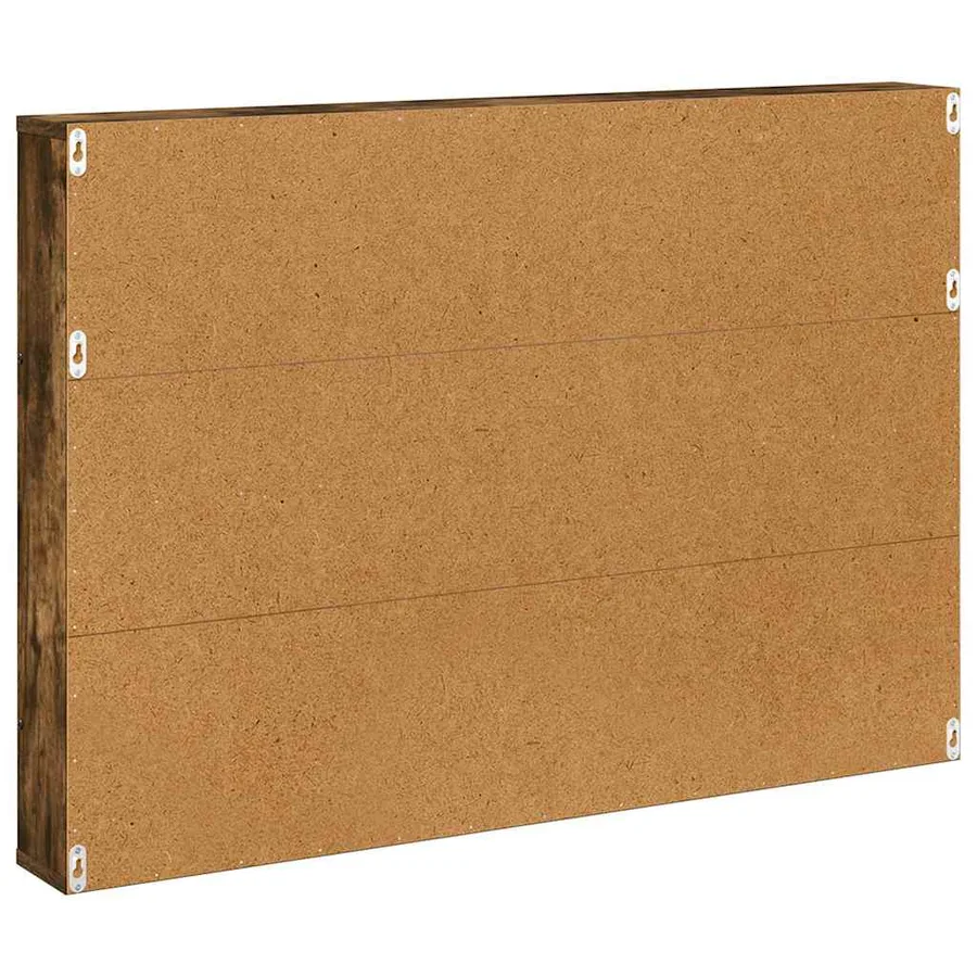Étagère à magazines avec étagère Chêne fumé 100 x 12 x 70 cm - 7